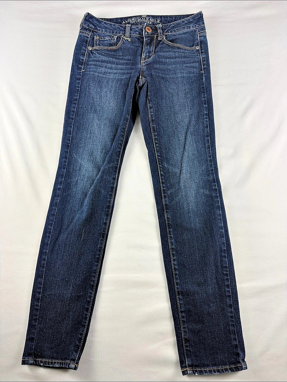 American Eagle Vintage Y2K Low Rise Skinny Jeans Women’s 0 Stretch Denim